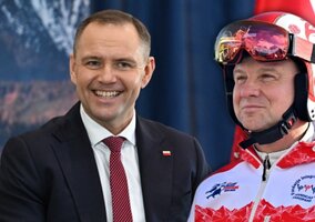 Miniatura: Nawrocki objął patronat nad slalomem. Na...