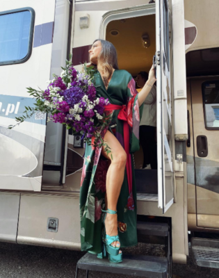 Miniatura: Anna Mucha jest bardzo aktywna w mediach...