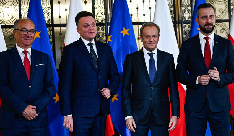 Miniatura: Kulisy spotkania Tuska z liderami...