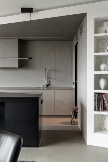 Nowoczesny apartament w Bydgoszczy, projekt CXA 