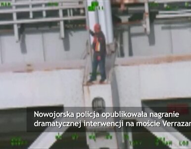 Miniatura: Policja uratowała desperata przed skokiem...