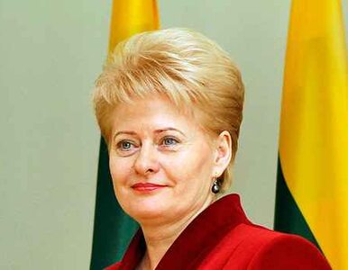 Miniatura: Premier Litwy: nasza prezydent nie...