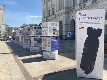 Wystawa rysunk&oacute;w dzieci w Warszawie