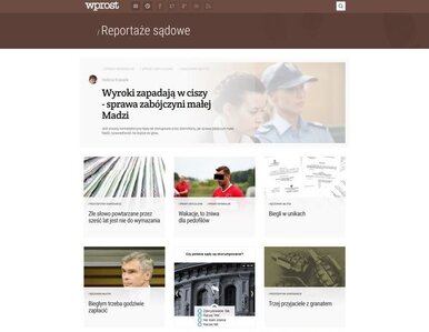 Miniatura: "Reportaże Sądowe"  - nowym serwisem...