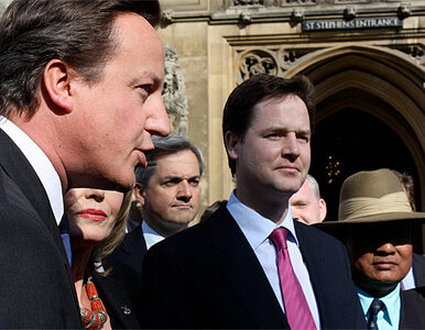 Miniatura: Wielka Brytania: tarcia w koalicji po...