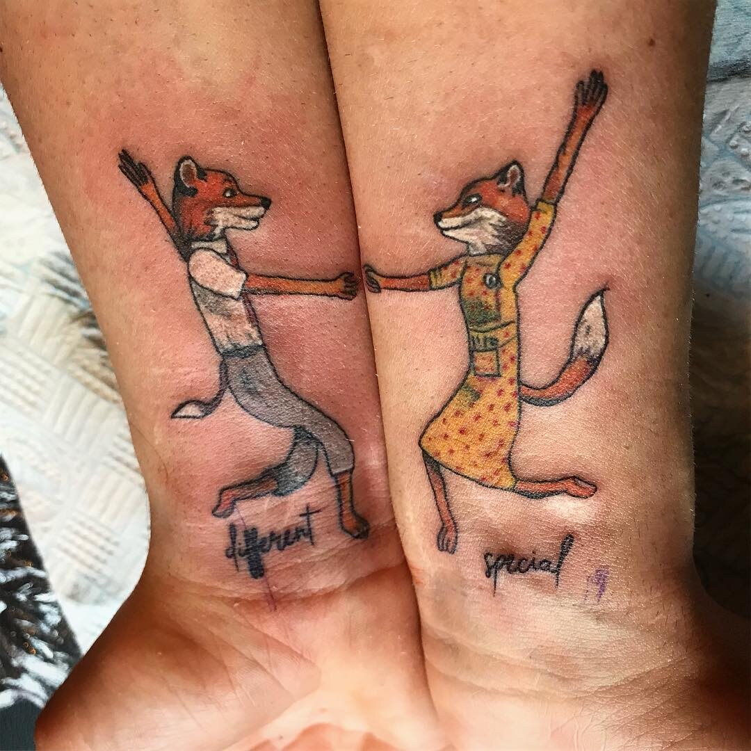 Pasujące tatuaże dla pary 