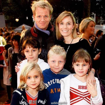 Gordon Ramsay z rodziną 