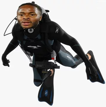Sterling jak nurek? 