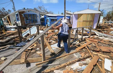 Skutki przejścia huraganu Irma nad Florydą 