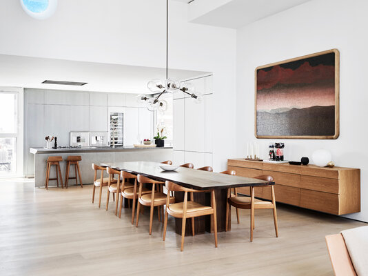 Miniatura: Penthous z basenem i widokiem na Nowy Jork