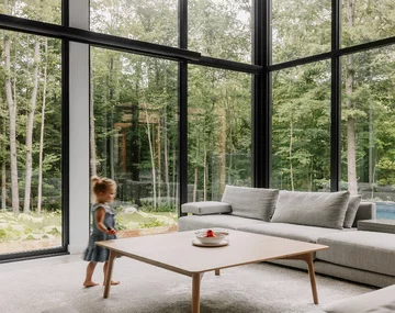 Drewniany dom jednorodzinny, projekt Matière Première Architecture v2com, 5891-02, Matière Première Architecture