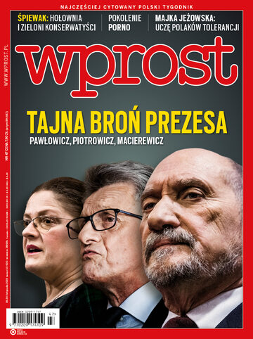 Okładka tygodnika Wprost nr 47/2019 (1912)