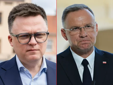 Miniatura: Duda zaniepokojony słowami Hołowni....