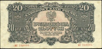 Bankont z&nbsp;serii lubelskiej -&nbsp;20 złotych