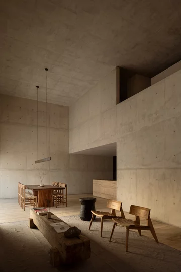 Betonowa Casa Tao w Meksyku, projekt HW Studio