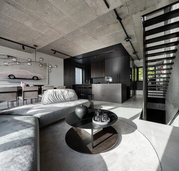 Apartament w Pradze, projekt OOOOX 