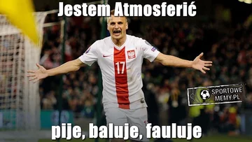 Mem ze Sławomirem Peszko 