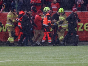Miniatura: Kibic zasłabł na stadionie Widzewa. Klub...