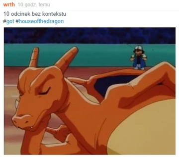 „Ród Smoka”. Mem z 10. odcinka pierwszego sezonu serialu 