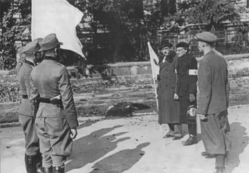 Pertraktacje z Niemcami ws. umożliwienia ludności cywilnej wyjścia z miasta 