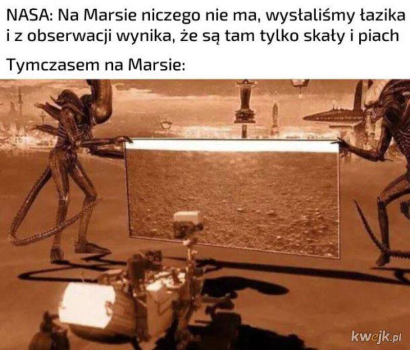 Mem zainspirowany lądowaniem łazika Perserverance na Marsie 