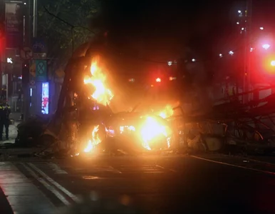 Miniatura: Zamieszki w Dublinie po ataku nożownika....