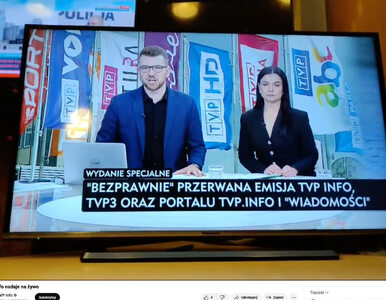 Miniatura: TVP Info tymczasowo udało się obejść brak...