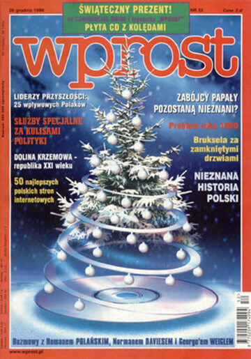 Okładka tygodnika Wprost nr 52/1999 (891)