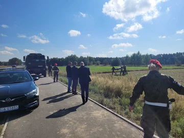 W lubelskiej Czosnówce spadł dron 