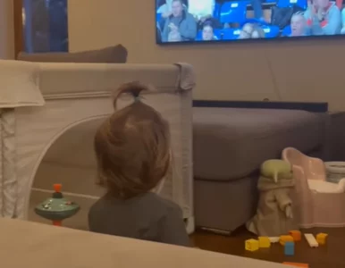 Miniatura: Wzruszające nagranie z udziałem córki...