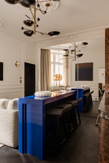 Małe mieszkanie w łódzkiej kamienicy, projekt  Piotr Łucyan 