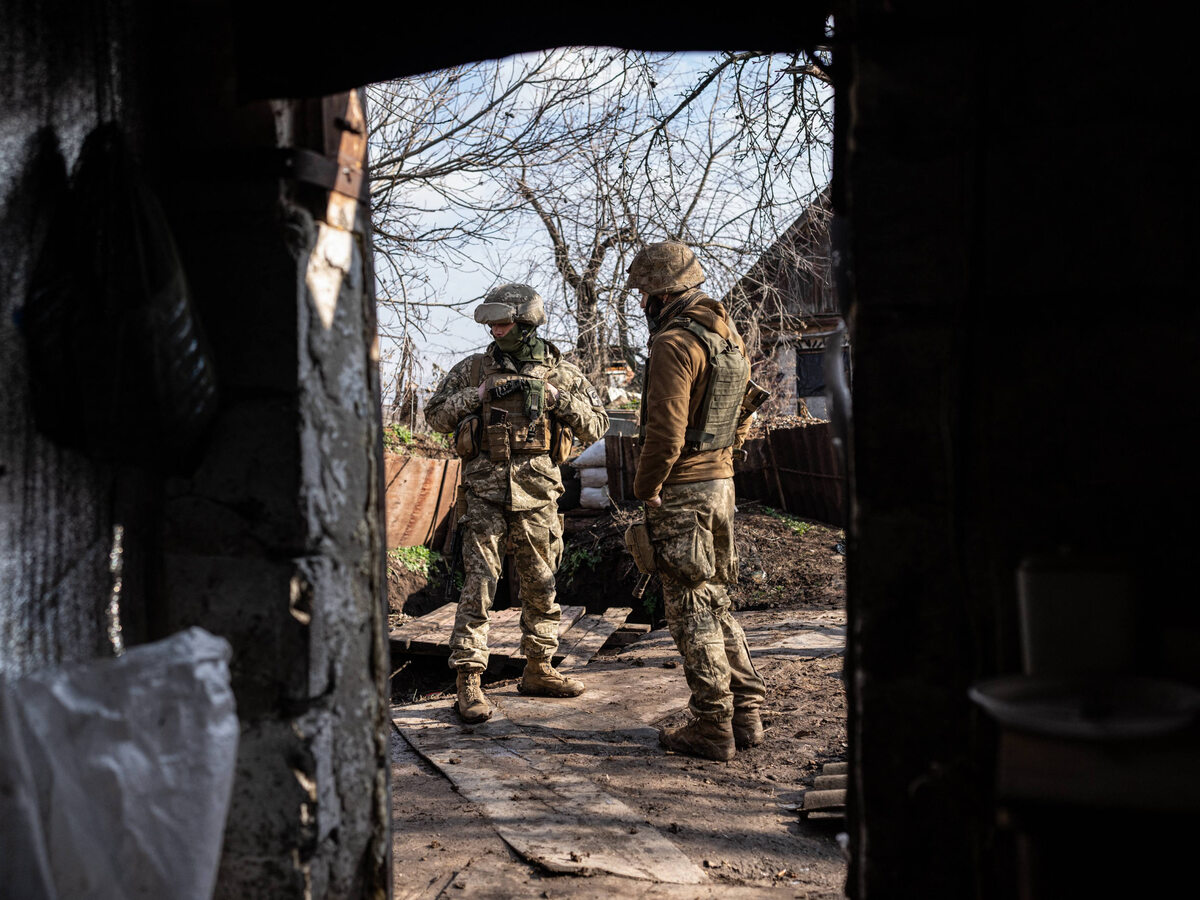 Ukraińscy żołnierze, zdjęcie ilustracyjne 