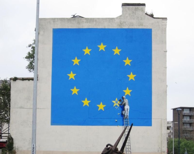 Mural Banksy'ego w Dover 