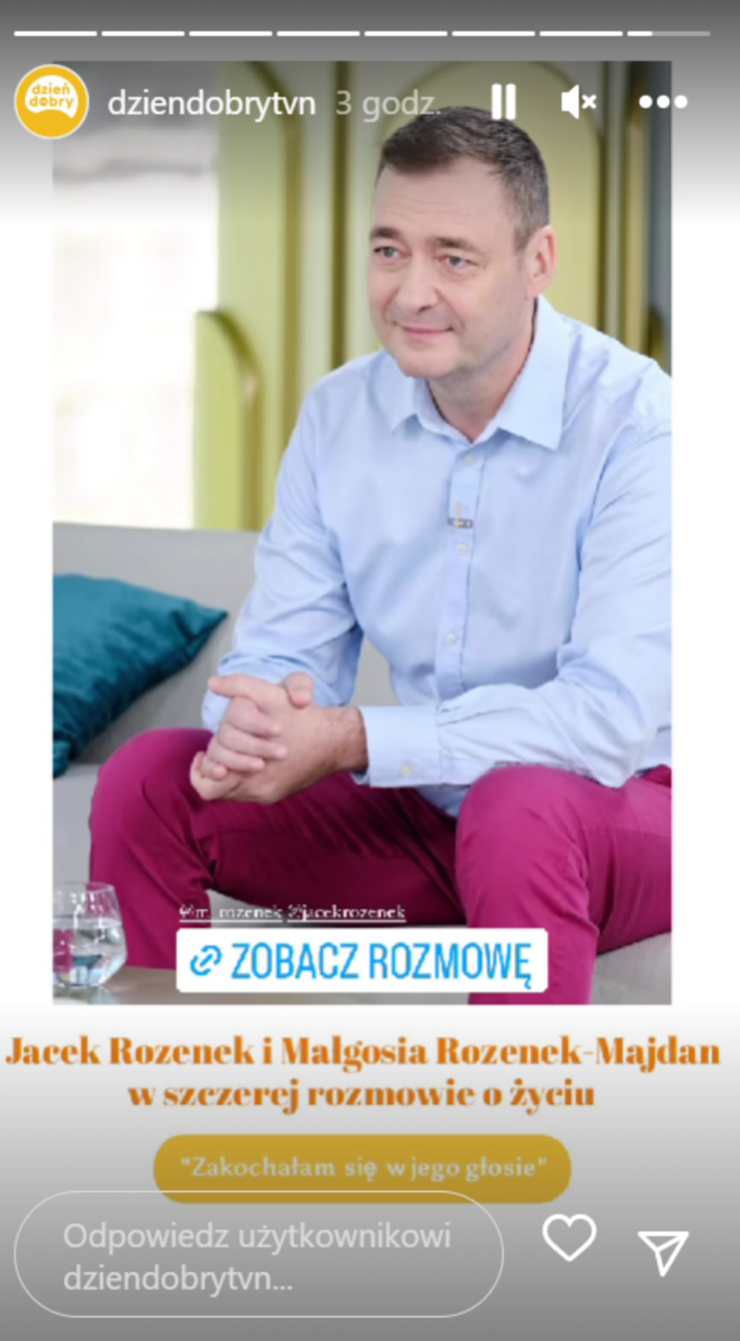 Jacek Rozenek w „Dzień Dobry TVN”