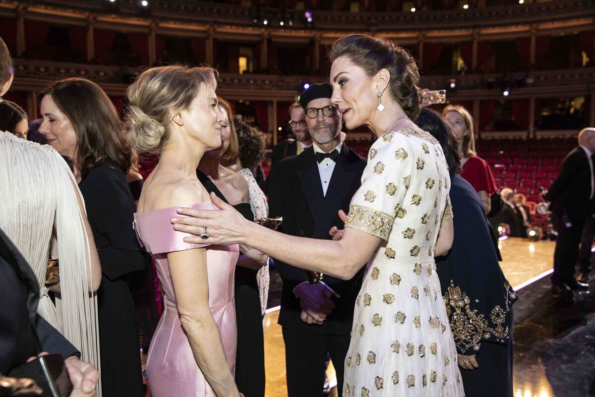 Renee Zellweger i księżna Katarzyna na rozdaniu nagród BAFTA 