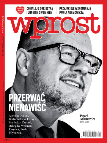 Okładka tygodnika Wprost nr 4/2019 (1870)