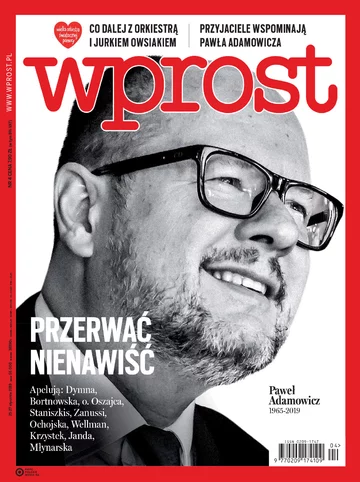 Okładka tygodnika Wprost nr 4/2019 (1870)