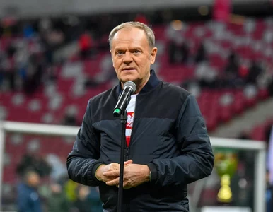 Miniatura: Donald Tusk pojawił się na PGE Narodowym....