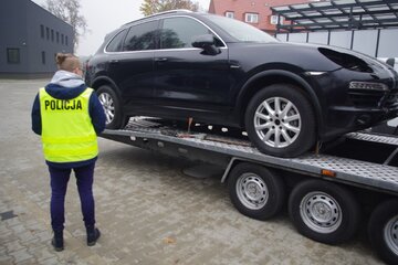 Skradzione Porsche Cayenne