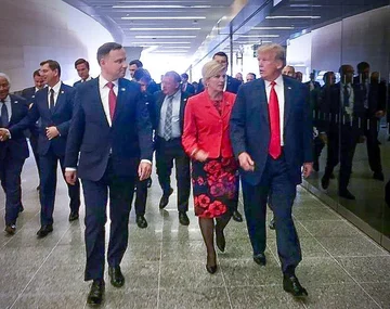 Andrzej Duda na Szczycie NATO w Brukseli 