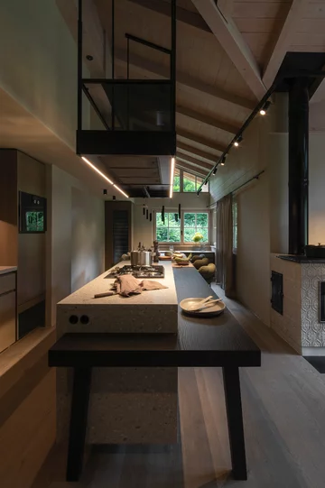 Domek w górach w nowoczesnym wydaniu, projekt Destilat Architecture+Design v2com, 5356-05