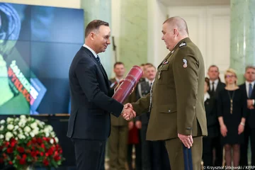 Prezydent Andrzej Duda wręczył awanse generalskie 