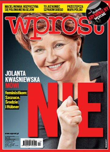 Okładka tygodnika Wprost nr 14/2013 (1571)