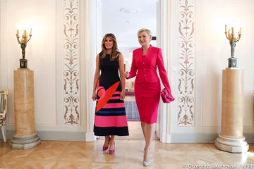 Agata Kornhauser-Duda i Melania Trump 