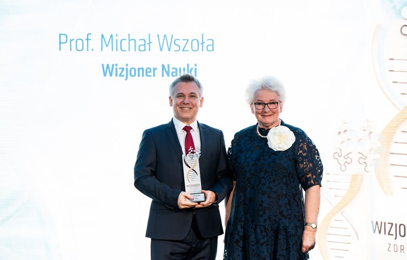 Prof. Michał Wszoła i prof. Anna Latos-Bieleńska