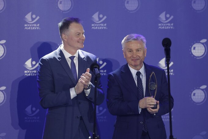 Wręczenie nagrody Samorządowiec Roku