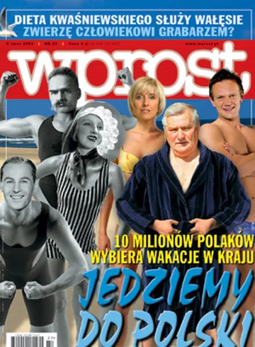 Okładka tygodnika Wprost nr 27/2003 (1075)