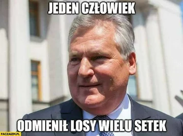 Mem z Aleksandrem Kwaśniewskim 