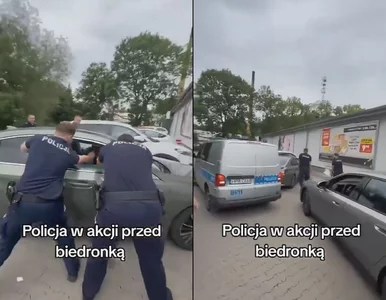 Miniatura: Strzelanina przed Biedronką w Bolkowie. Na...