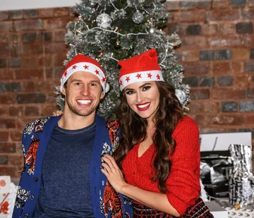 Grzegorz Krychowiak i Celia Jaunat 